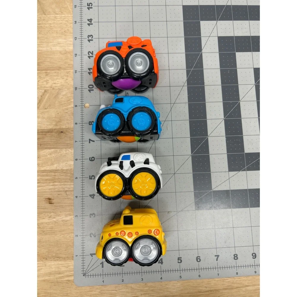 Fisher-Price Lil' Zoomers Roller Ball Cars Safari Animals Lot of 4 Preschool Toy